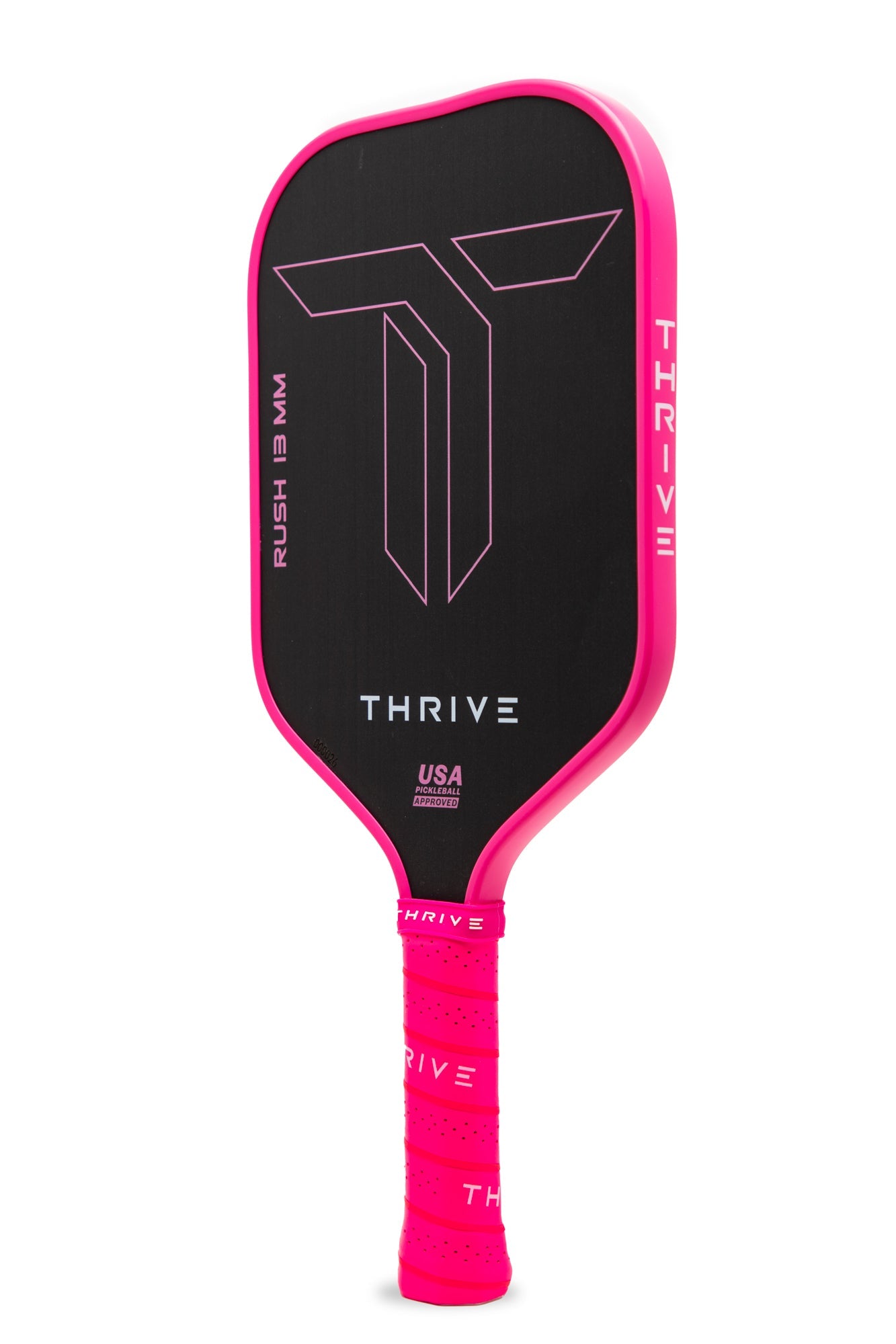 RUSH 13 SINGLES (PINK) Includes custom weight card, paddle cover, paddle eraser, and lead weights.