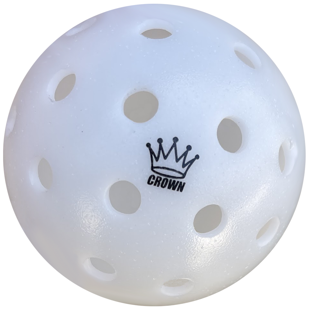 CROWN PICKLEBALL - High-Performance OUTDOOR Pickleballs (100-PACK COCONUT)