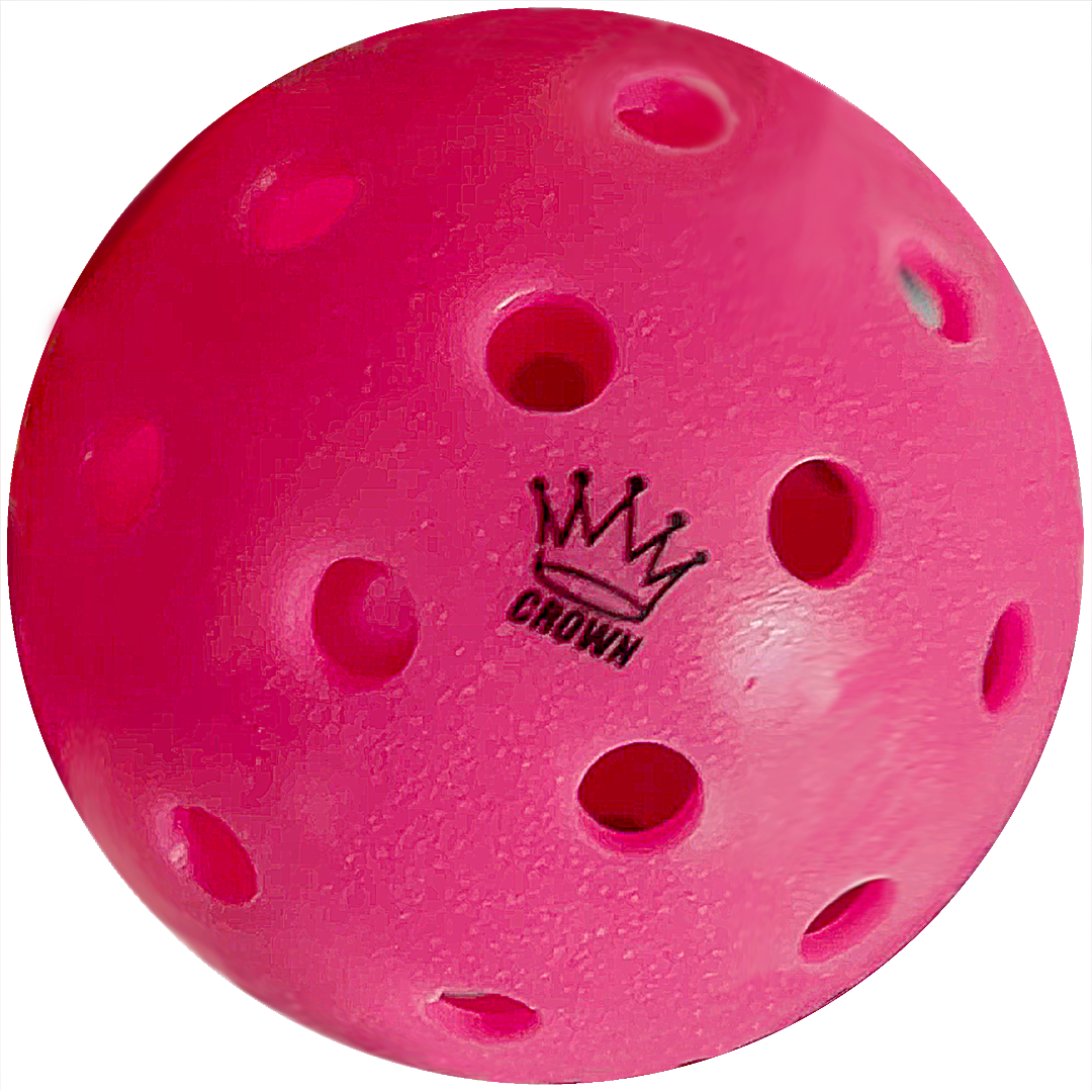 CROWN PICKLEBALL - High-Performance NEAPOLITAN OUTDOOR Pickleballs - RETAIL (102-PACK PINK, COCONUT, BLACKBERRY)
