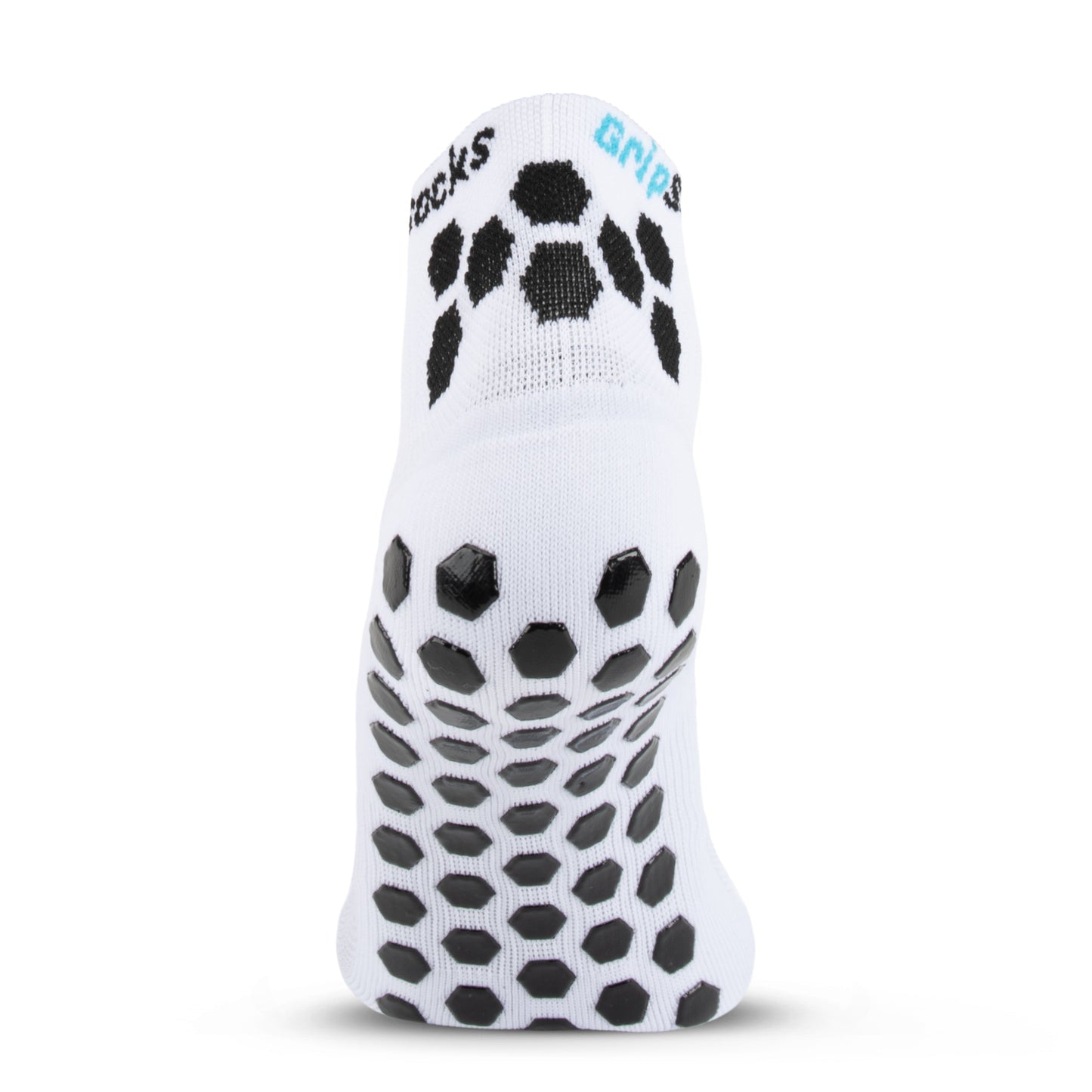 GripSocks for Pickleball - 1/4 Crew Height - White