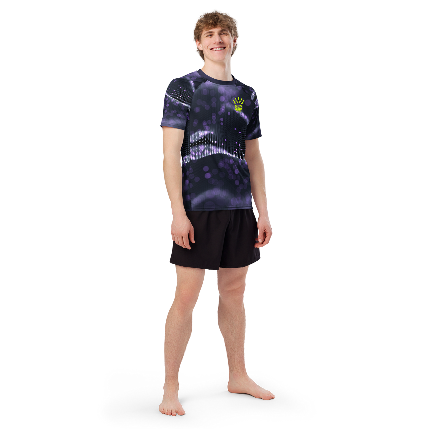 CROWN PICKLEBALL - Men's Tourney Shirt (Purple)