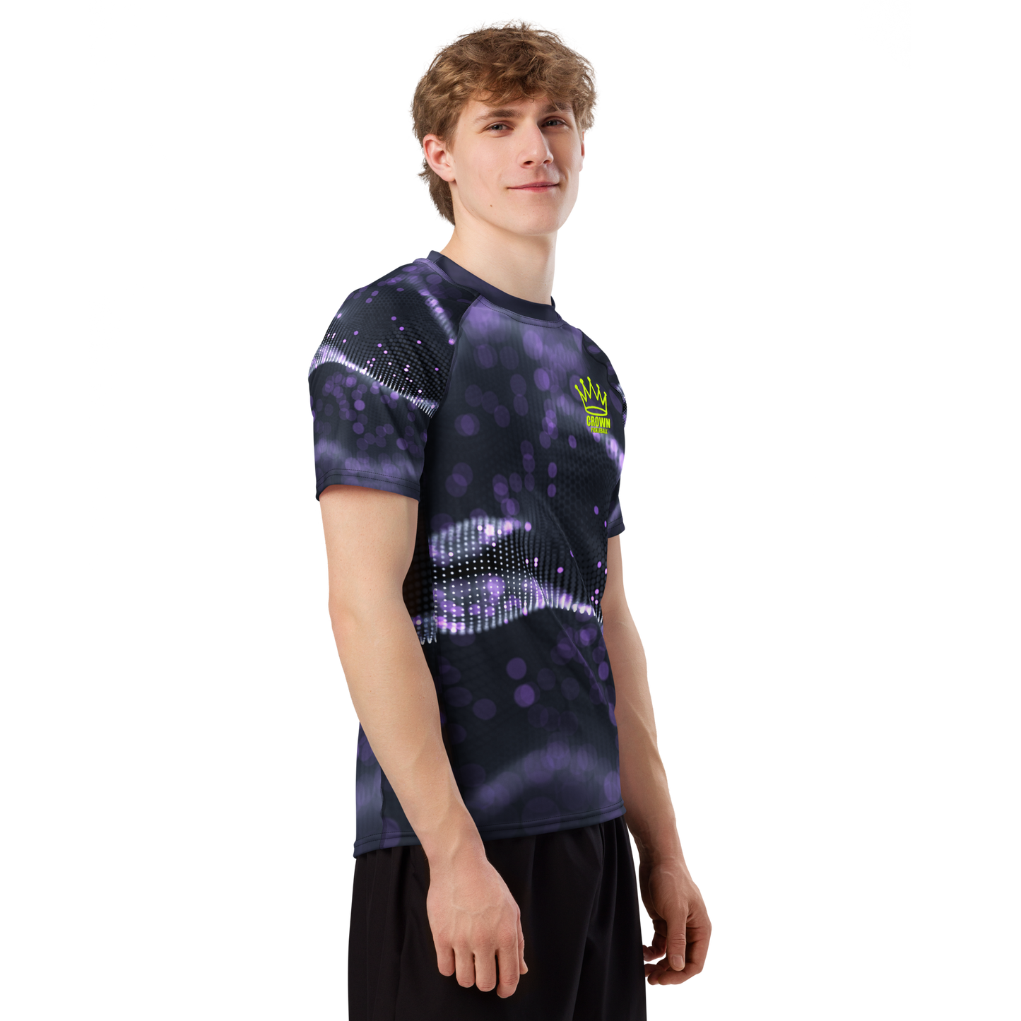 CROWN PICKLEBALL - Men's Tourney Shirt (Purple)