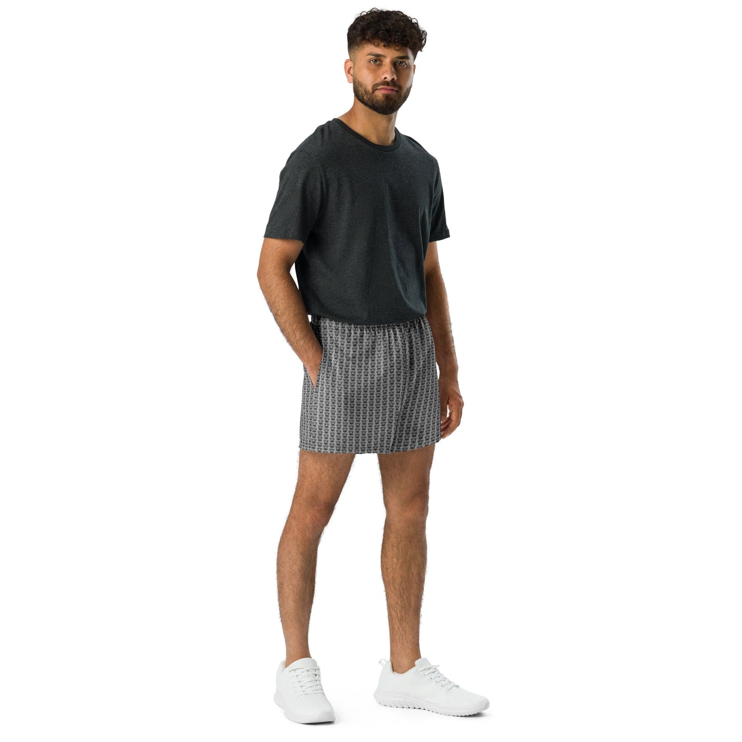 CROWN PICKLEBALL - Logo Pattern Short (Gray)