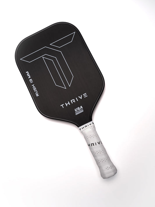 RUSH 13   Includes custom weight card, paddle cover, paddle eraser, and lead weights.