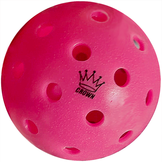 CROWN PICKLEBALL - High-Performance NEAPOLITAN OUTDOOR Pickleballs (3-PACK PINK, COCONUT, BLACKBERRY)
