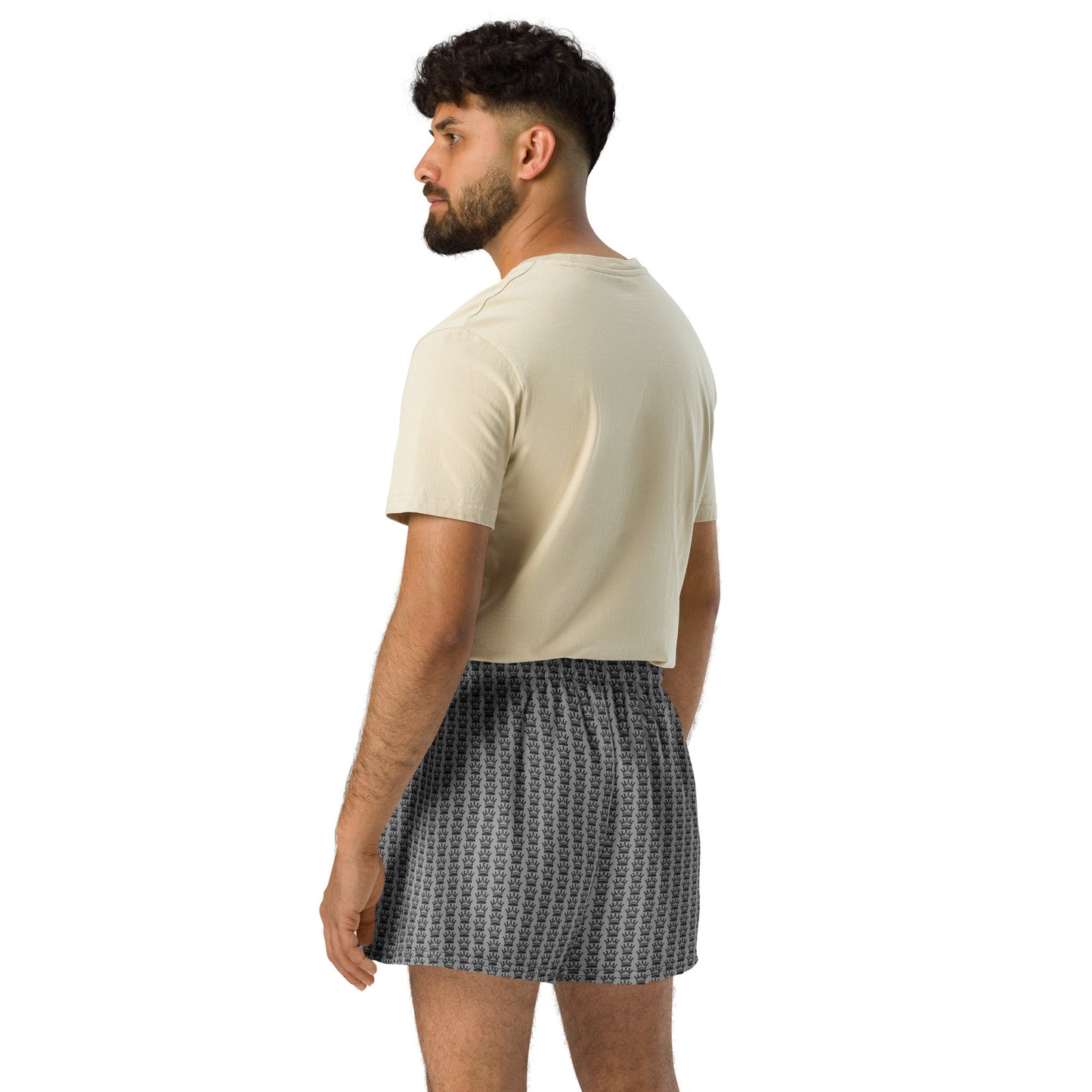 CROWN PICKLEBALL - Logo Pattern Short (Gray)